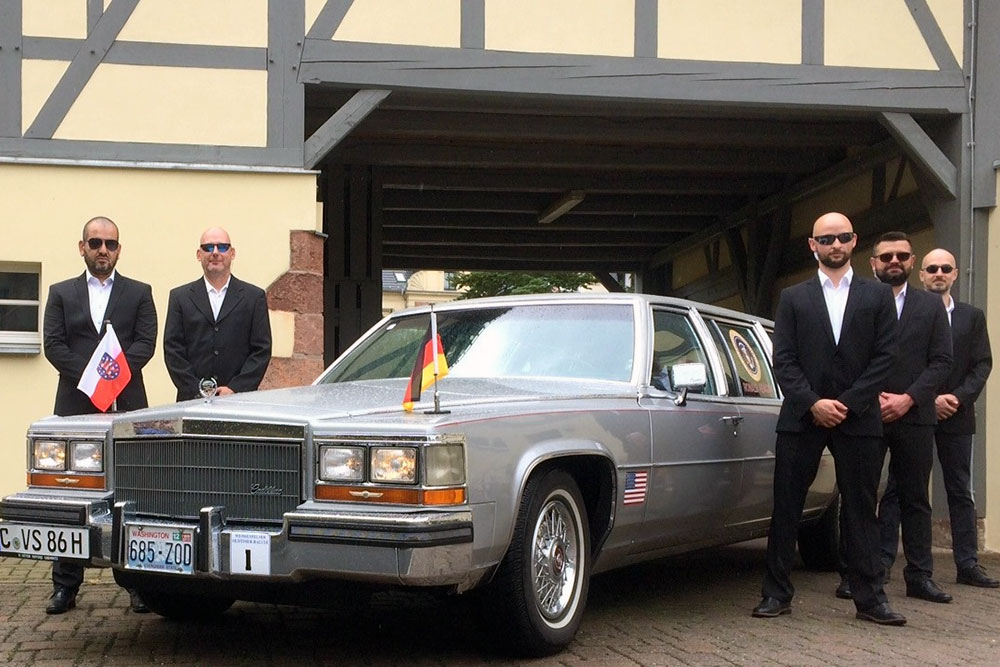 Stretchlimousine Cadillac Fleetwood Brougham Baujahr 1986